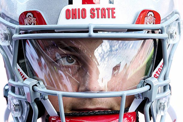 SEATTLE, WASHINGTON - SEPTEMBER 27: Julian Sayin #10 of the Ohio State Buckeyes looks on during the second half against the Washington Huskies at Husky Stadium on September 27, 2025 in Seattle, Washington. (Photo by Steph Chambers/Getty Images)